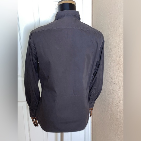 MSRP $345 Ralph Lauren Black Label Made in Italy Sz Large Dress Shirt​ - Picture 2 of 12